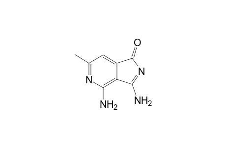 1H-Pyrolo[3,4-c]pyridin-1-one, 3,4-diamino-6-methyl-