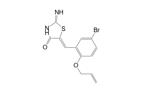 (5Z)-5-[2-(allyloxy)-5-bromobenzylidene]-2-imino-1,3-thiazolidin-4-one