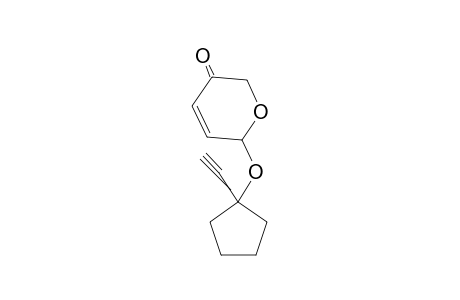 6-(1-Ethynyl-1-cyclopentan-1-oxy)-2,3-dihydro-6H-pyran-3-one