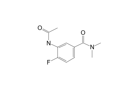 3-Amino-4-fluoro-N,N-dimethylbenzamide, N-acetyl