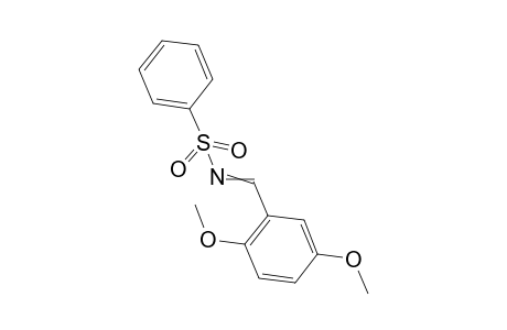 N-[(2,5-Dimethoxyphenyl)methylidene]benzenesulfonamide