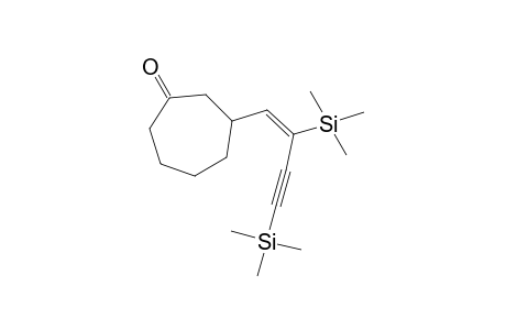 3-[(E)-2,4-bis(trimethylsilyl)but-1-en-3-ynyl]-1-cycloheptanone