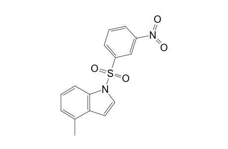 N-(3-Nitrobenzene)sulfonyl-4-methylindole