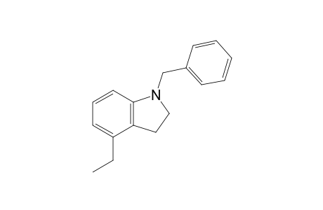 1-Benzyl-4-ethyl-2,3-dihydro-1H-indole