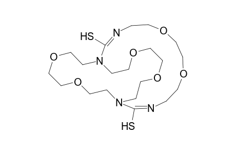 6,9,17,20,25,28-Hexaoxa-1,3,12,14-tetraazabicyclo[12.8.8]triacontane-2,13-dithione