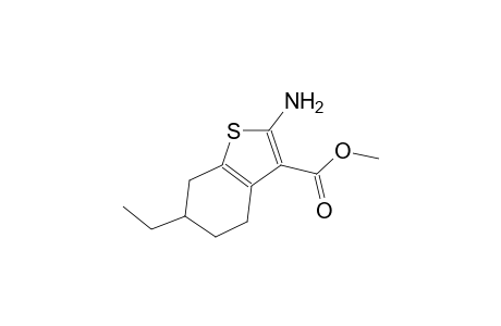 methyl 2-amino-6-ethyl-4,5,6,7-tetrahydro-1-benzothiophene-3-carboxylate
