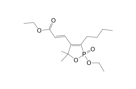 3-Butyl-2-ethoxy-4-(E-2-ethoxycarbonylvinyl)-5, 5-dimethyl-5H-[1, 2]-oxaphosphole 2-oxide