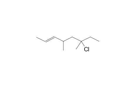 THREO/ERYTHRO-3-CHLORO-3,5-DIMETHYL-TRANS-6-OCTENE