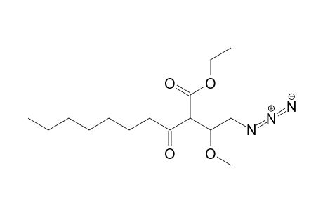 2-(2-Azido-1-methoxyethyl)-3-oxodecanoic acid ethyl ester