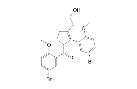 Methanone, (5-bromo-2-methoxyphenyl)[2-(5-bromo-2-methoxyphenyl)-3-(2-hydroxyethyl)-2-cyclopenten-1-yl]-