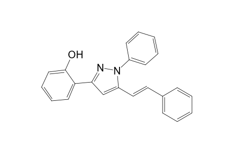 3-(2-Hydroxyphenyl)-1-phenyl-5-styrylpyrazole