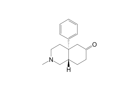 6(2H)-Isoquinolinone,octahydro-2-methyl-4a-phenyl-, trans-