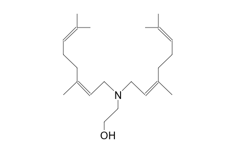 2-Bis(3,7-dimethyl-cis-2,6-octadienyl)amino-ethanol