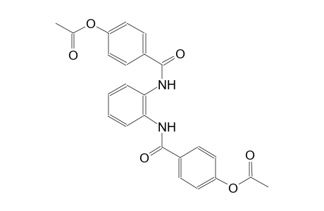 4-[(2-{[4-(acetyloxy)benzoyl]amino}anilino)carbonyl]phenyl acetate