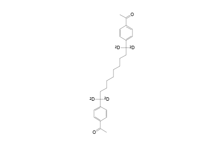 1-{4-[1,1,10,10-tetradeutero-10-(4-acetylphenyl)decyl]phenyl}ethanone