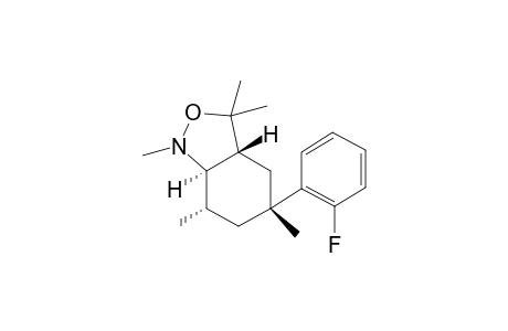 rac-(3aR,5R,7S,7aR)-5-(2-fluorophenyl)-1,3,3,5,7-pentamethyloctahydrobenzo[c]isoxazole