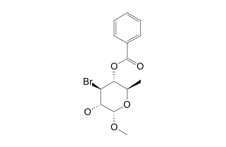 METHYL-4-O-BENZOYL-3-BROMO-3,6-DIDEOXY-ALPHA-L-GULOPYRANOSIDE