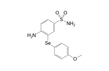 4-amino-3-((4-methoxyphenyl)selenyl)benzenesulfonamide