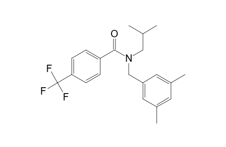 Benzamide, 4-trifluoromethyl-N-(3,5-dimethylbenzyl)-N-isobutyl-