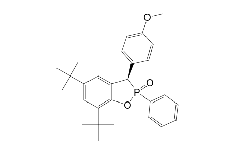 (2R(P)*,3R*)-5,7-DI-TERT.-BUTYL-3-(4-METHOXYPHENYL)-2-PHENYLBENZO-[D]-1,2-OXAPHOSPHOLE-2-OXIDE