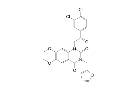 1-[2-(3,4-dichlorophenyl)-2-oxoethyl]-3-(2-furylmethyl)-6,7-dimethoxy-2,4(1H,3H)-quinazolinedione