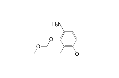 Benzenamine, 4-methoxy-2-(methoxymethoxy)-3-methyl-