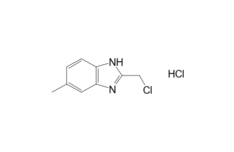 2-(chloromethyl)-5-methylbenzimidazole, monohydrochloride