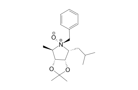 (1S,2S,3R,4S,5R)-N-Benzyl-2-isobutyl-3,4-O-isopropylidenedioxy-5-methylpyrrolidine-N-Oxide