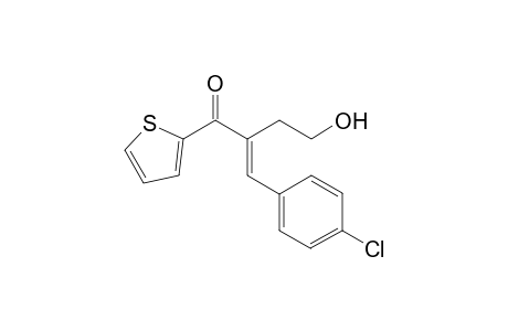 E-3-(4-Chlorophenyl)-2-(2-hydroxyethyl)-1-(thiophen-2-yl)propenone