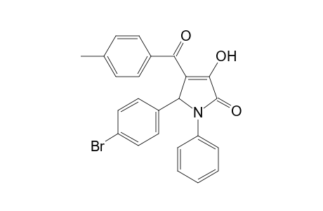 5-(4-Bromo-phenyl)-3-hydroxy-4-(4-methyl-benzoyl)-1-phenyl-1,5-dihydro-pyrrol-2-one