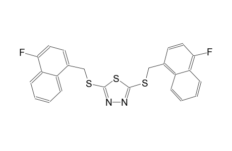 1,3,4-thiadiazole, 2,5-bis[[(4-fluoro-1-naphthalenyl)methyl]thio]-