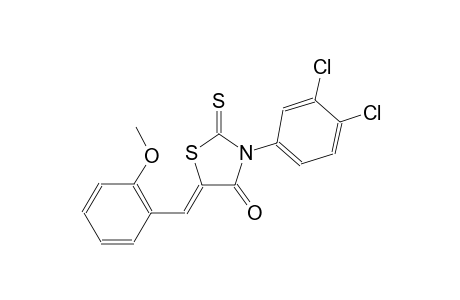 (5Z)-3-(3,4-dichlorophenyl)-5-(2-methoxybenzylidene)-2-thioxo-1,3-thiazolidin-4-one