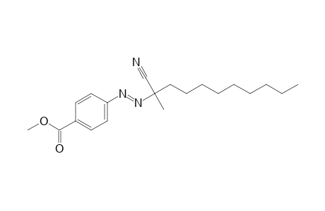 Methyl 4-(2-cyanoundecan-2-ylazo)benzoate