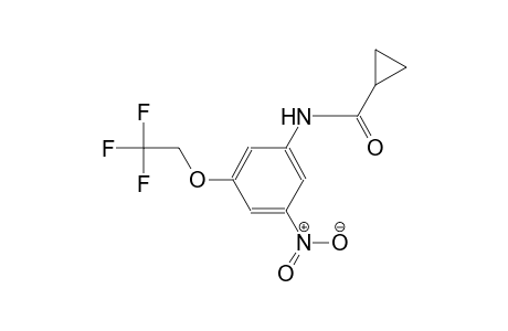 N-[3-nitro-5-(2,2,2-trifluoroethoxy)phenyl]cyclopropanecarboxamide