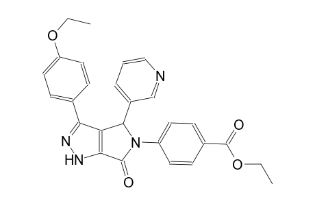 benzoic acid, 4-(3-(4-ethoxyphenyl)-4,6-dihydro-6-oxo-4-(3-pyridinyl)pyrrolo[3,4-c]pyrazol-5(1H)-yl)-, ethyl ester