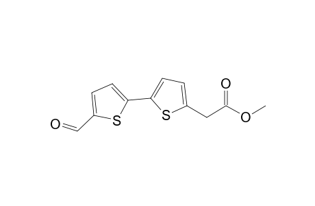 2-[5-(5-formyl-2-thienyl)-2-thienyl]acetic acid methyl ester