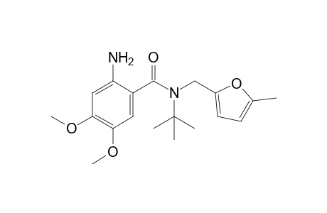 2-Amino-N-(tert-Butyl)-N-[(5-methyl-2-furyl)methyl]-4,5-dimethoxybenzamide