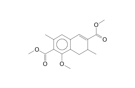 2,6-Naphthalenedicarboxylic acid, 3,4-dihydro-3,7-dimethyl-5-methoxy-, dimethyl ester
