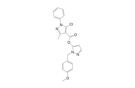 [1-(4-METHOXYBENZYL)-1H-PYRAZOL-5-YL]-5-CHLORO-3-METHYL-1-PHENYL-1H-PYRAZOLE-4-CARBOXYLATE