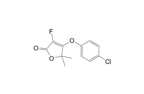 4-(4-Chloranylphenoxy)-3-fluoranyl-5,5-dimethyl-furan-2-one