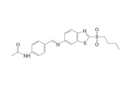 4'-{N-[2-(butylsulfonyl)-6-benzothiazoyl]formimidoyl}acetanilide