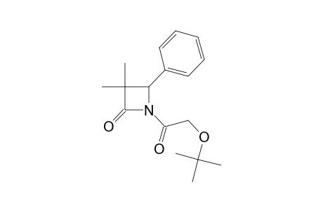 2-Azetidinone, 1-[(1,1-dimethylethoxy)acetyl]-3,3-dimethyl-4-phenyl-