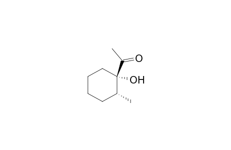 Ethanone, 1-(1-hydroxy-2-methylcyclohexyl)-, trans-