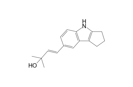 (E)-2-methyl-4-(1,2,3,4-tetrahydrocyclopenta[b]indol-7-yl)-3-buten-2-ol