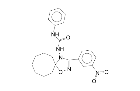 1-[3-(3-Nitrophenyl)-1-oxa-2,4-diazaspiro[4.7]dodec-2-en-4-yl]-3-phenylurea