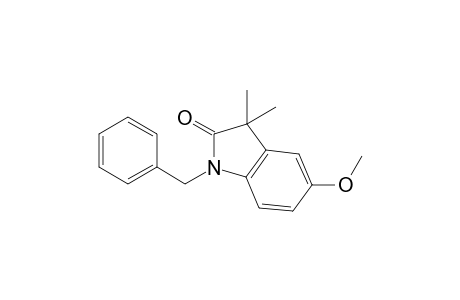 1-benzyl-5-methoxy-3,3-dimethyl-indolin-2-one