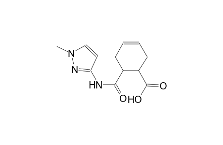 3-cyclohexene-1-carboxylic acid, 6-[[(1-methyl-1H-pyrazol-3-yl)amino]carbonyl]-