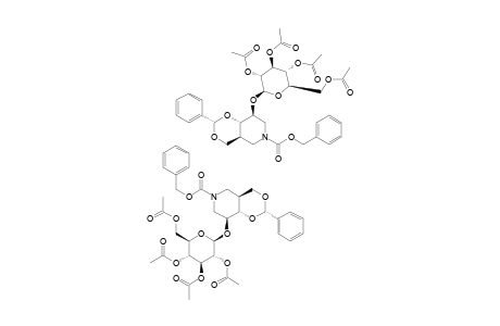 (1R,3R,6R,10R)-8-BENZYLOXYCARBONYL-3-PHENYL-10-(TETRA-O-ACETYL-BETA-D-GLUCOPYRANOSYL)-OXY-8-AZA-2,4-DIOXA-BICYCLO-[4.4.0]-DECANE
