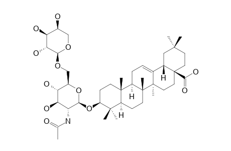 3-O-[ALPHA-L-ARABINOPYRANOSYL-(1->6)]-2-ACETAMIDO-2-DEOXY-BETA-D-GLUCOPYRANOSYL_OLEANOLIC_ACID