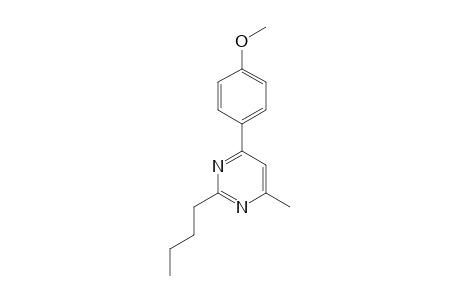 4-(PARA-ANSYL)-2-BUTYL-6-METHYL-PYRIMIDINE